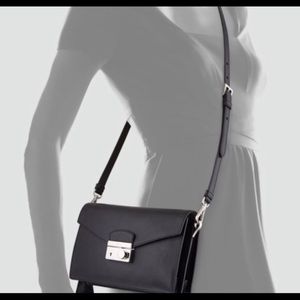 Saffiano Lux Sound Crossbody Bag